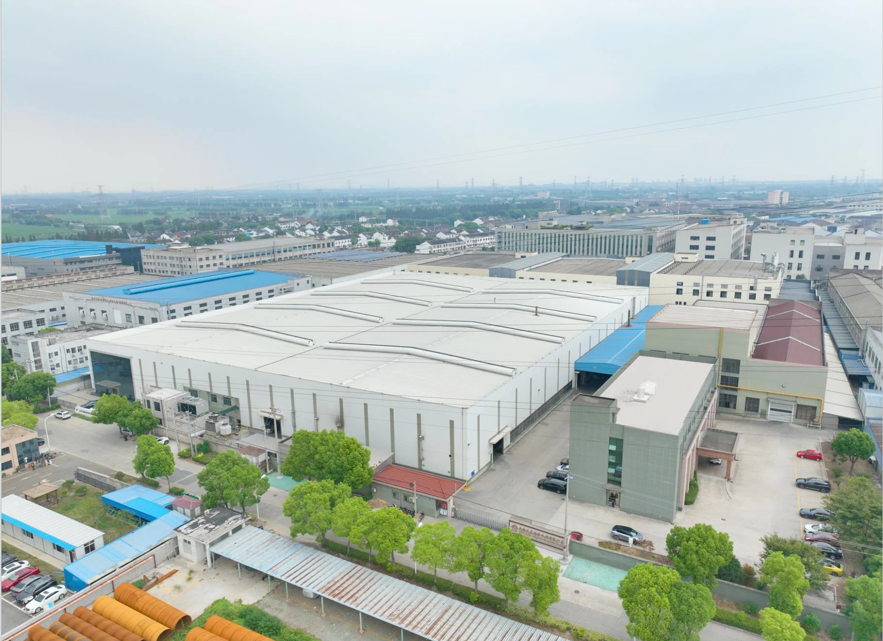 Wuxi Yuanji factory aerial photograph